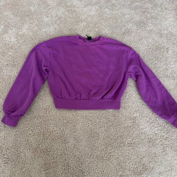 Cropped sweatshirt - Picture 1 of 2